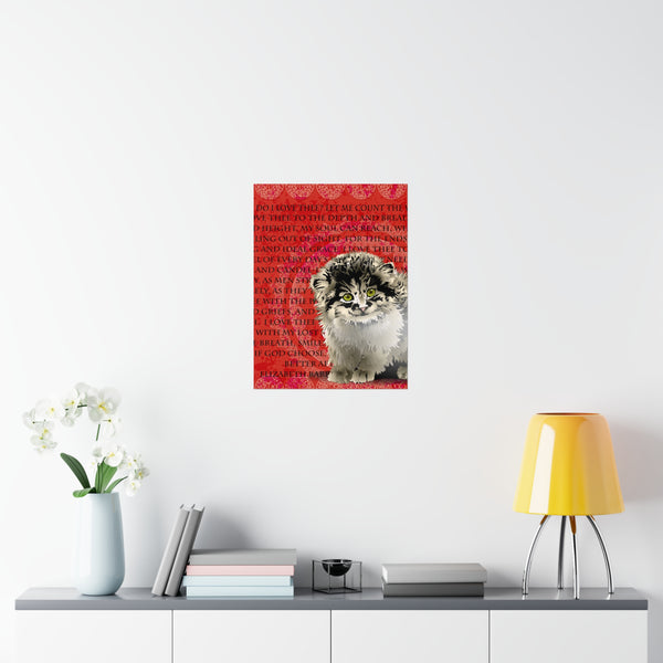 Pallas Cat Love Premium Matte vertical posters