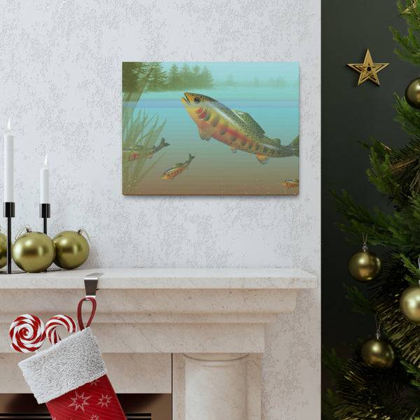 Golden Trout Canvas Gallery Wraps