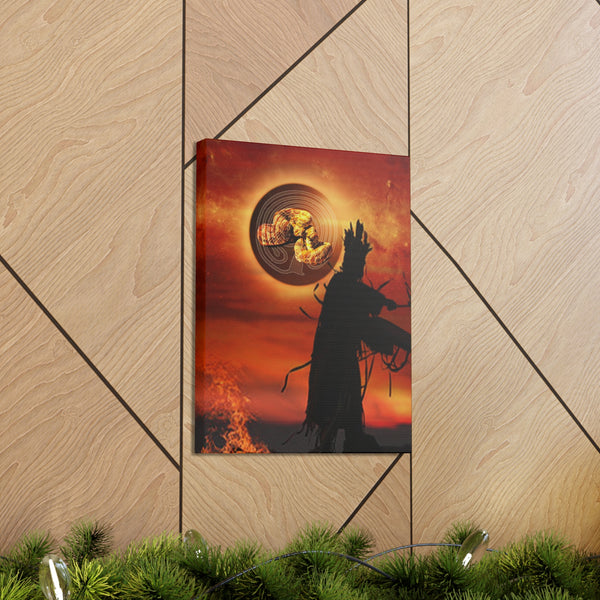 Snake Shaman Canvas Gallery Wraps
