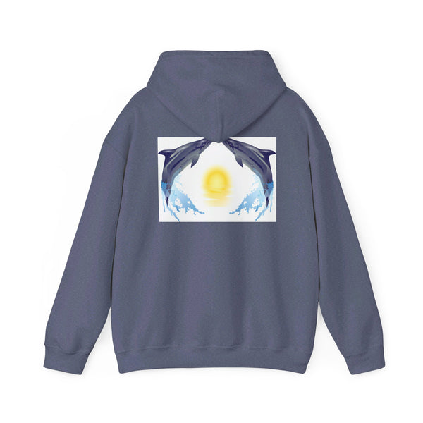 Dolphin Love Unisex Heavy Blend™ Hooded Sweatshirt