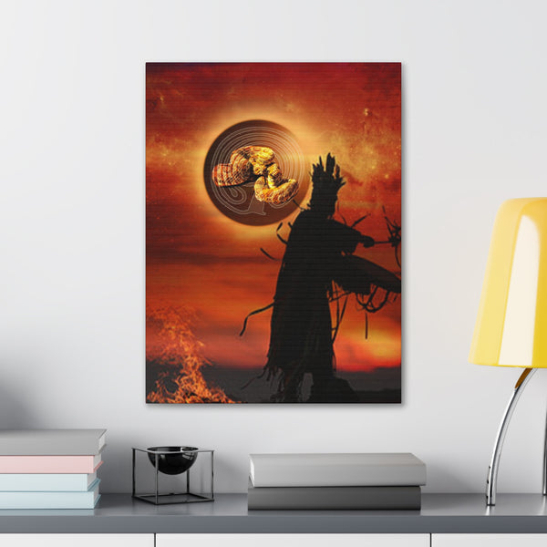 Snake Shaman Canvas Gallery Wraps