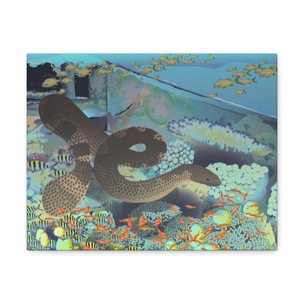 Sea Snake Canvas Gallery Wraps