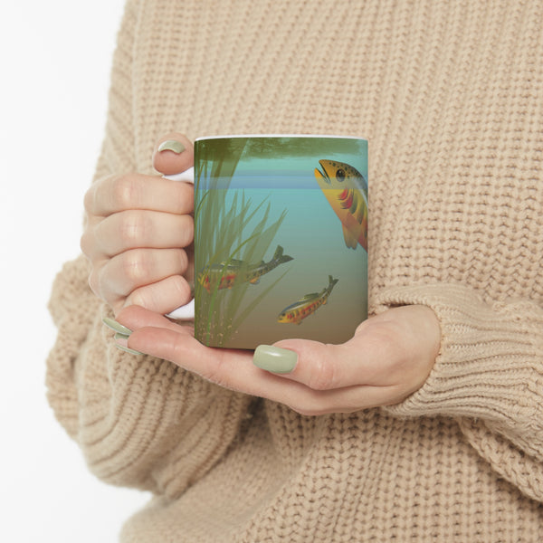 Golden Trout Ceramic Mug 11oz