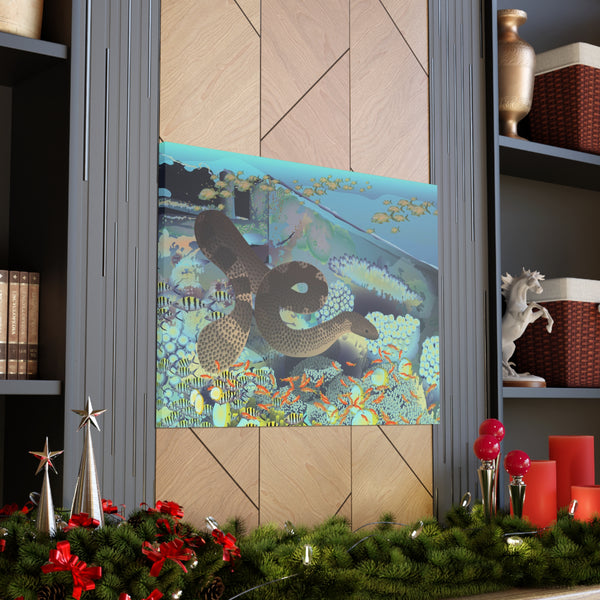 Sea Snake Canvas Gallery Wraps