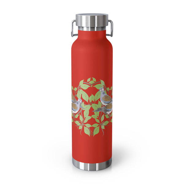 Two Turtle Doves Copper Vacuum Insulated Bottle, 22oz