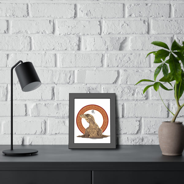 Komodo Dragon Framed Paper Posters