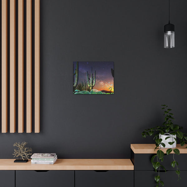 Cactus Glow Canvas Gallery Wraps