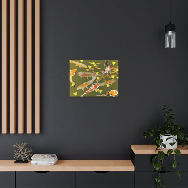 Koi Canvas Gallery Wraps