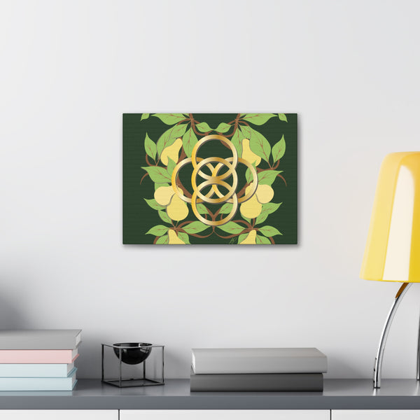 Five Golden Rings of Christmas  Canvas Gallery Wraps