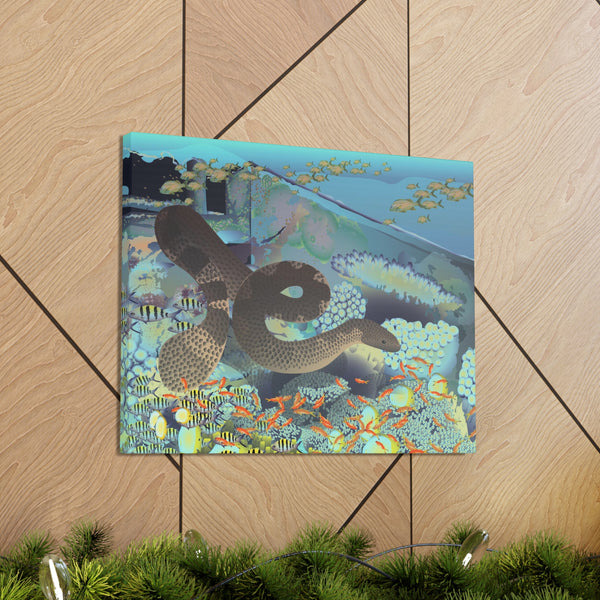 Sea Snake Canvas Gallery Wraps