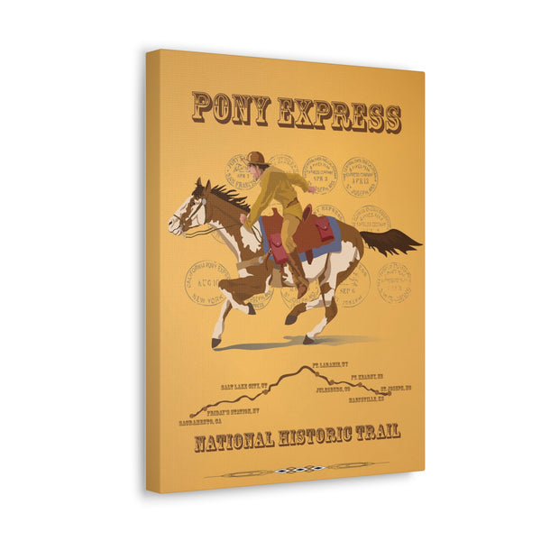 Pony Express Canvas Gallery Wraps