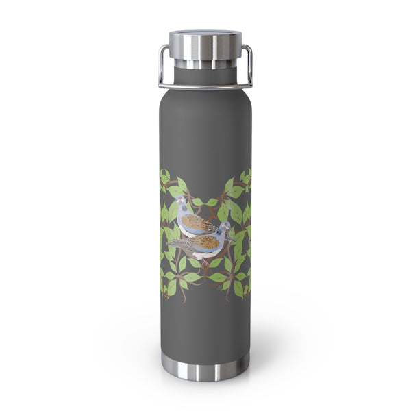 Two Turtle Doves Copper Vacuum Insulated Bottle, 22oz