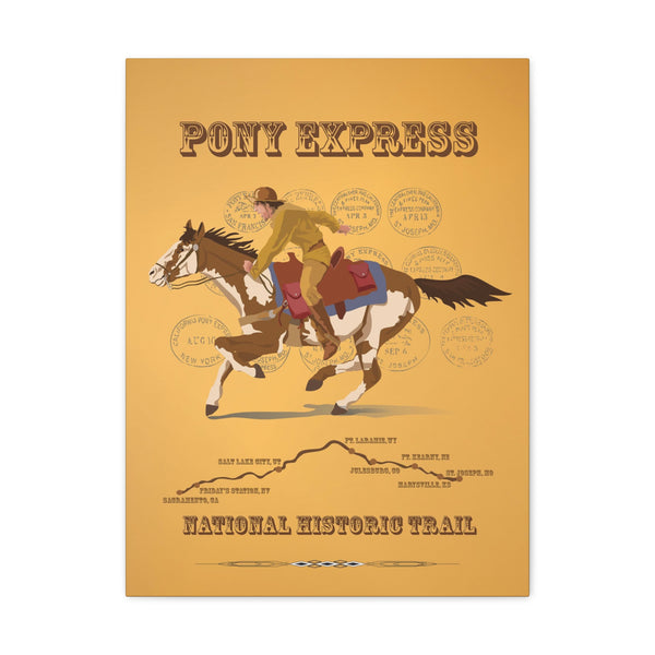 Pony Express Canvas Gallery Wraps