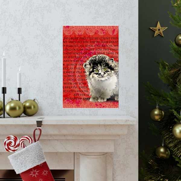 Pallas Cat Love Premium Matte vertical posters