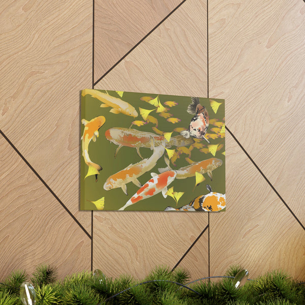 Koi Canvas Gallery Wraps