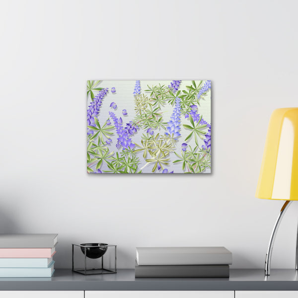 Blue Bonnet Lupins Gallery Wraps
