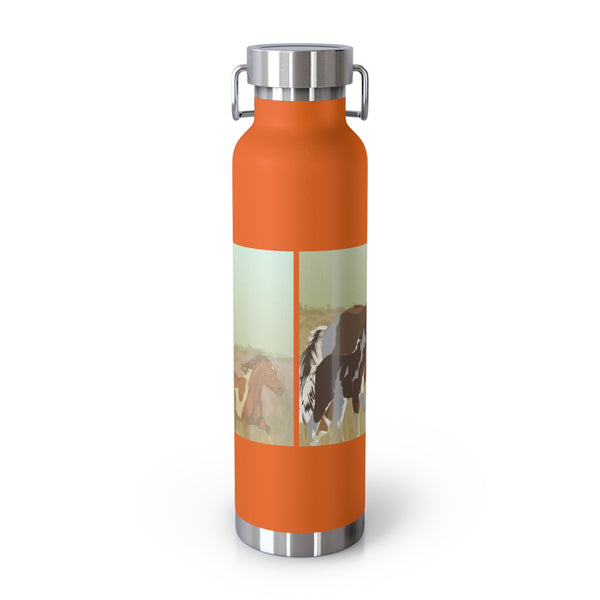 Mustangs Copper Vacuum Insulated Bottle, 22oz