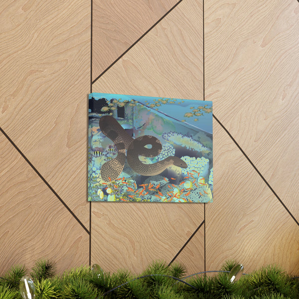 Sea Snake Canvas Gallery Wraps