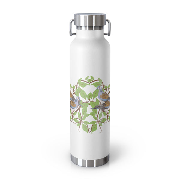 Two Turtle Doves Copper Vacuum Insulated Bottle, 22oz