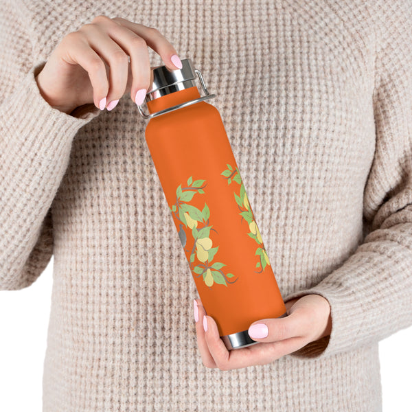 Partridge N Pear Copper Vacuum Insulated Bottle, 22oz