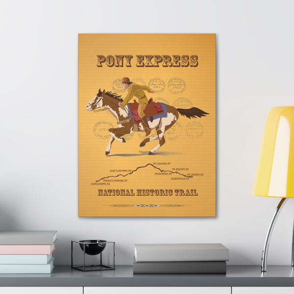 Pony Express Canvas Gallery Wraps