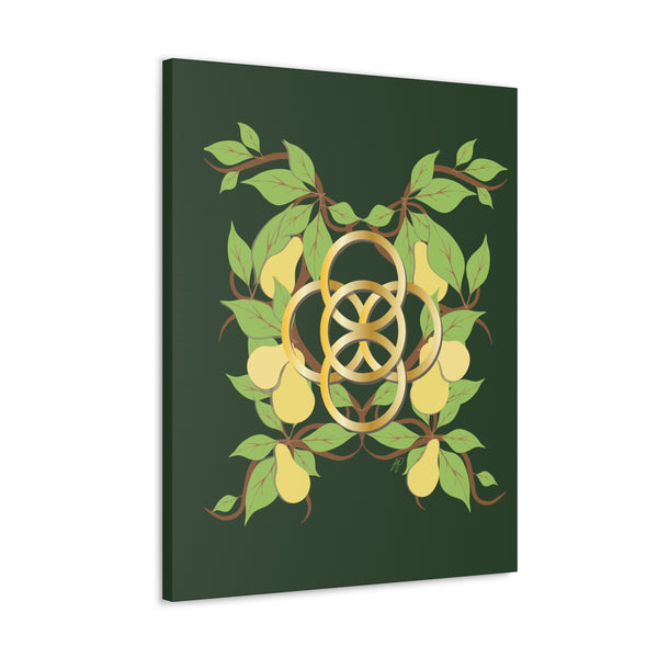 Five Golden Rings of Christmas  Canvas Gallery Wraps
