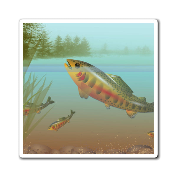Golden Trout Magnet