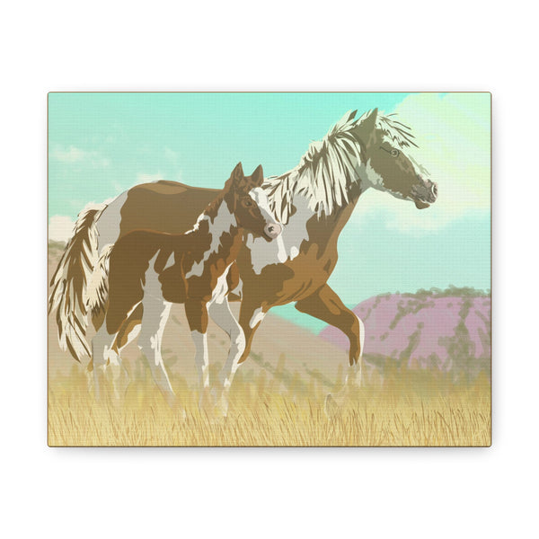 Mare and Colt Gallery Wraps