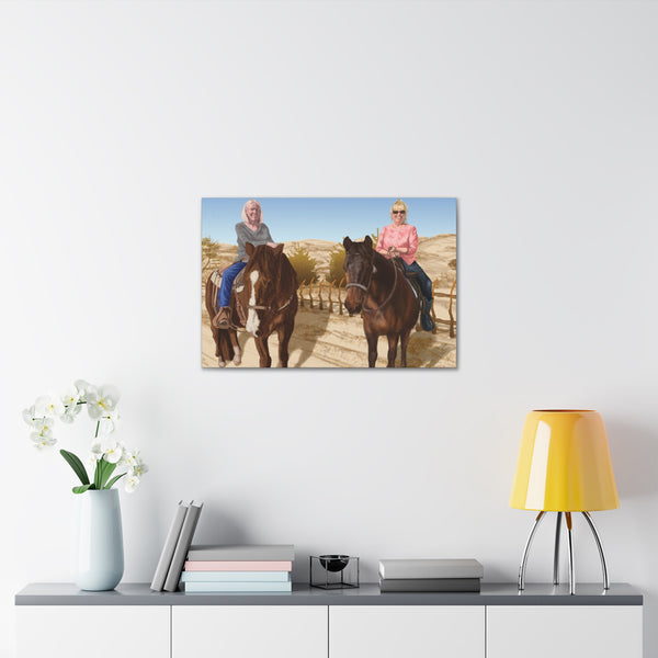 Hank and Friends Canvas Gallery Wraps