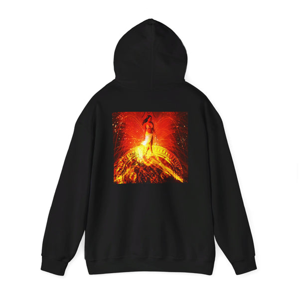 Madam Pele, Volcano Goddess Unisex Heavy Blend™ Hooded Sweatshirt