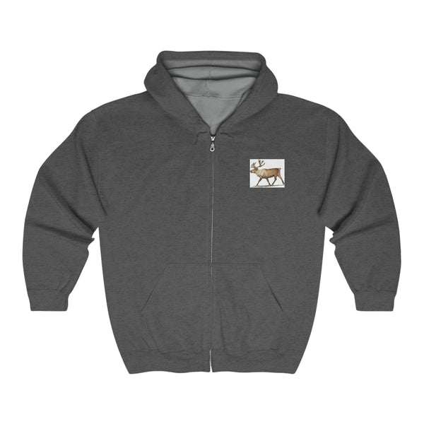Reindeer Unisex Heavy Blend™ Full Zip Hooded Sweatshirt