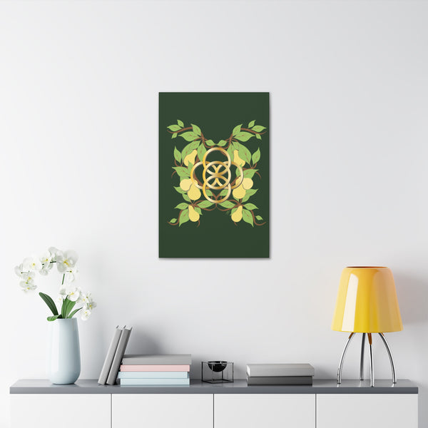 Five Golden Rings of Christmas  Canvas Gallery Wraps