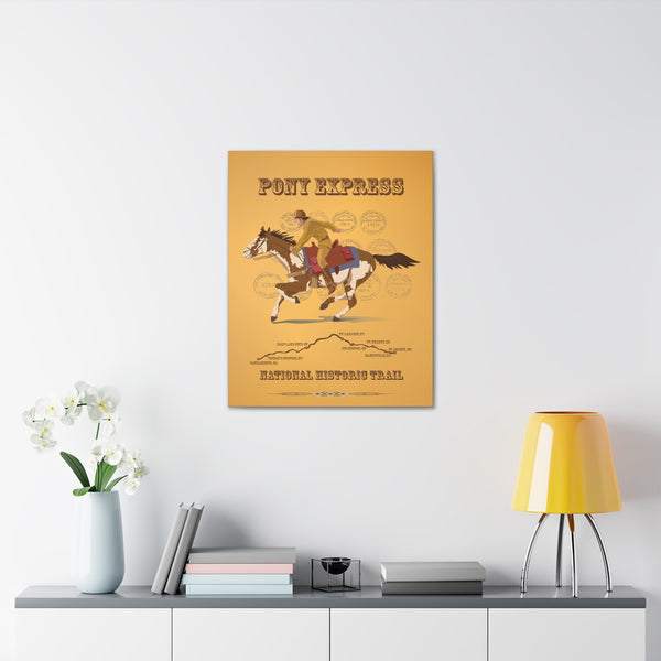 Pony Express Canvas Gallery Wraps