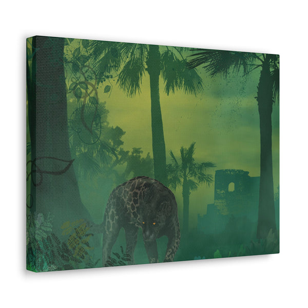 Jungle Panther Canvas Gallery Wraps