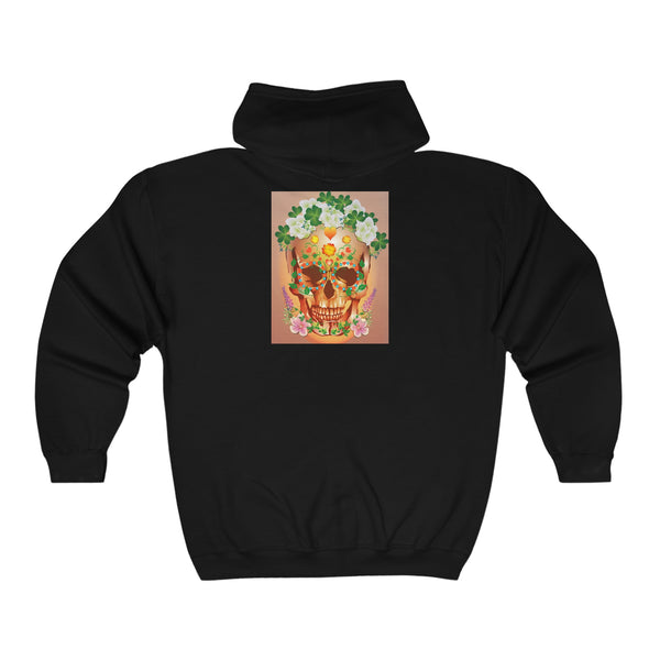 Dia de Muertos Unisex Heavy Blend™ Full Zip Hooded Sweatshirt