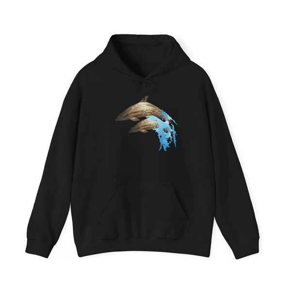 Dolphin Love Unisex Heavy Blend™ Hooded Sweatshirt