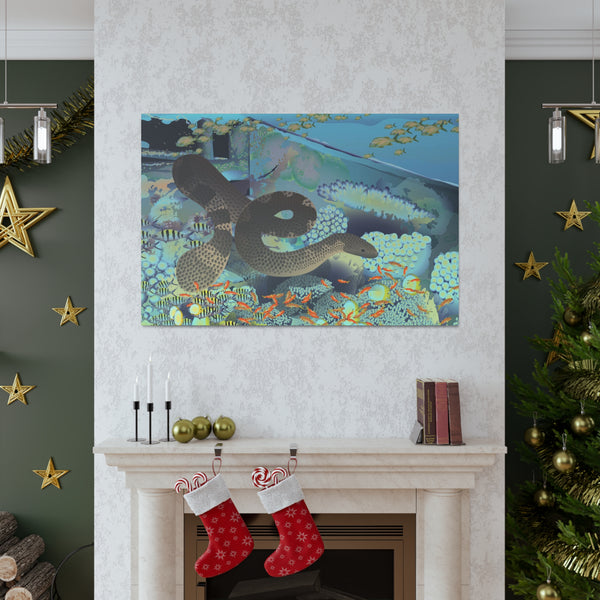 Sea Snake Canvas Gallery Wraps