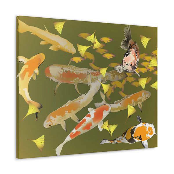 Koi Canvas Gallery Wraps