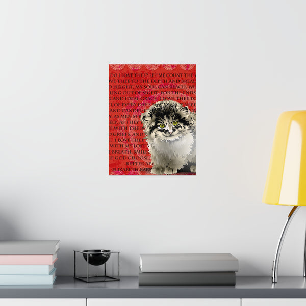 Pallas Cat Love Premium Matte vertical posters