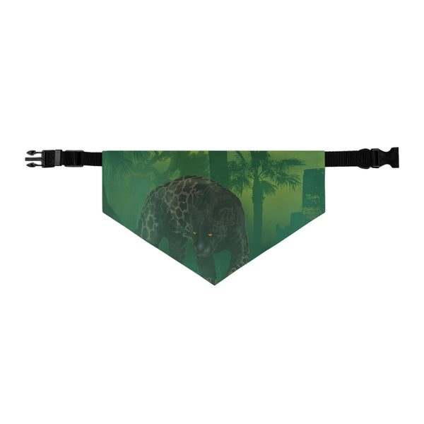Jungle Panther Pet Bandana Collar