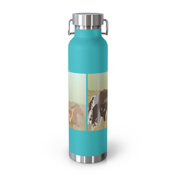 Mustangs Copper Vacuum Insulated Bottle, 22oz