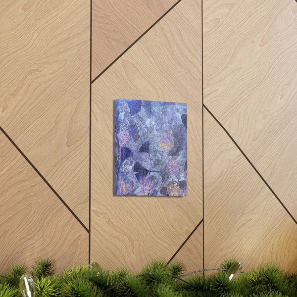 Ginkgo Leaves in Frozen Water  Canvas Gallery Wraps