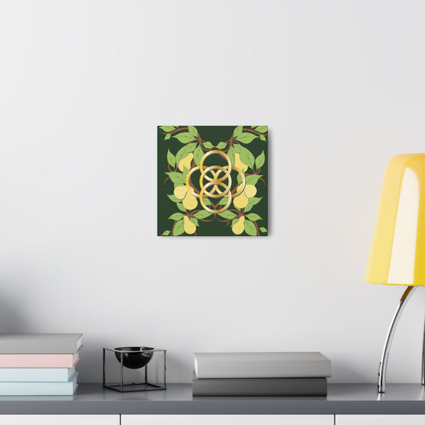 Five Golden Rings of Christmas  Canvas Gallery Wraps
