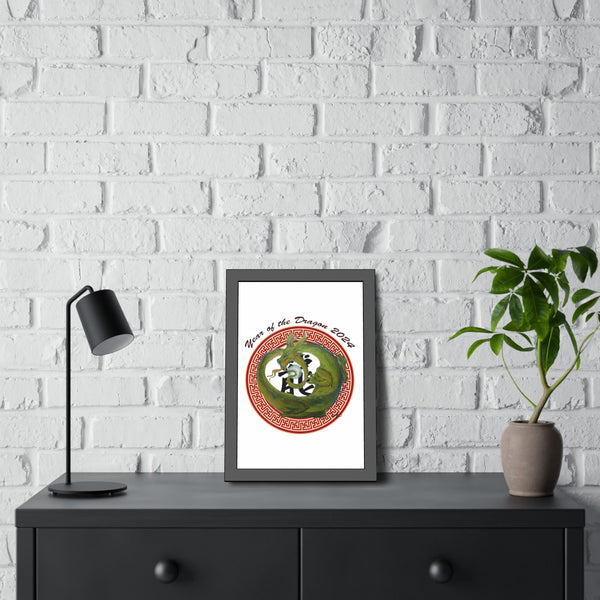 Lunar Dragon Framed Paper Posters