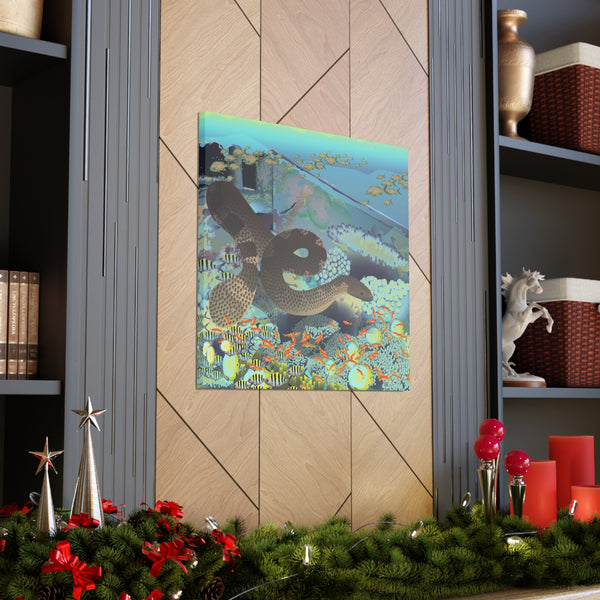 Sea Snake Canvas Gallery Wraps