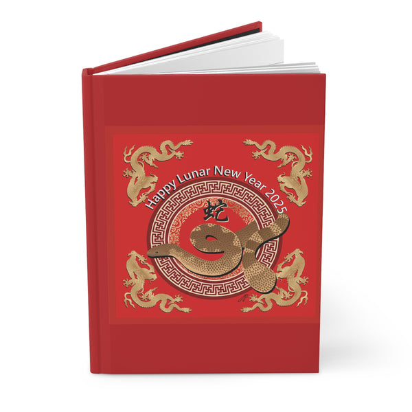 Lunar Year of the Snake Hardcover Journal Matte