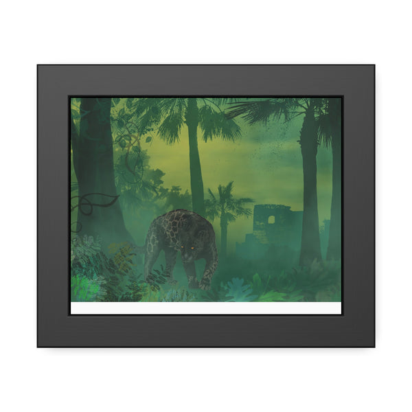 Jungle Panther Framed Paper Posters