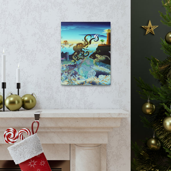 Above and Below Biscayne Bay  Canvas Gallery Wraps