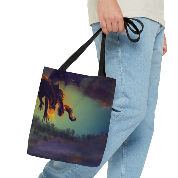 Dragon AOP Tote Bag