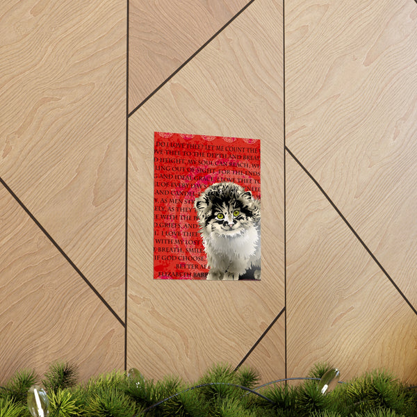 Pallas Cat Love Premium Matte vertical posters